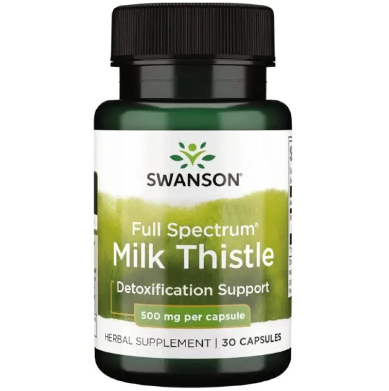 SILIMARINA SYLIMARIN MILK THISTLE 500 MG (100 CAPS) SWANSON