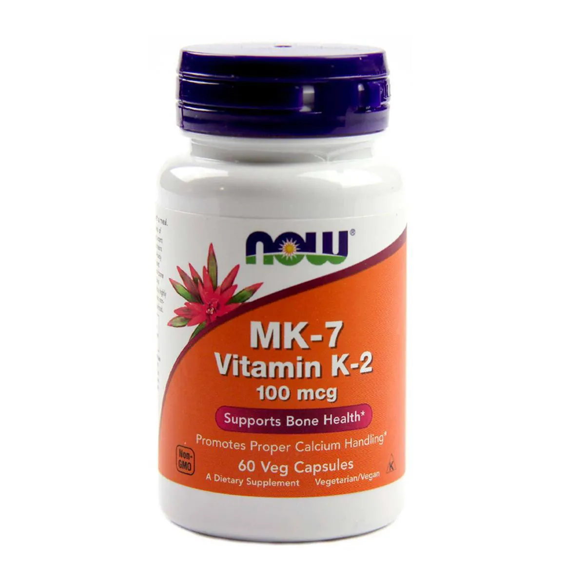 VITAMINA K2 MK7 100MCG (60 VCAPS) NOW FOODS
