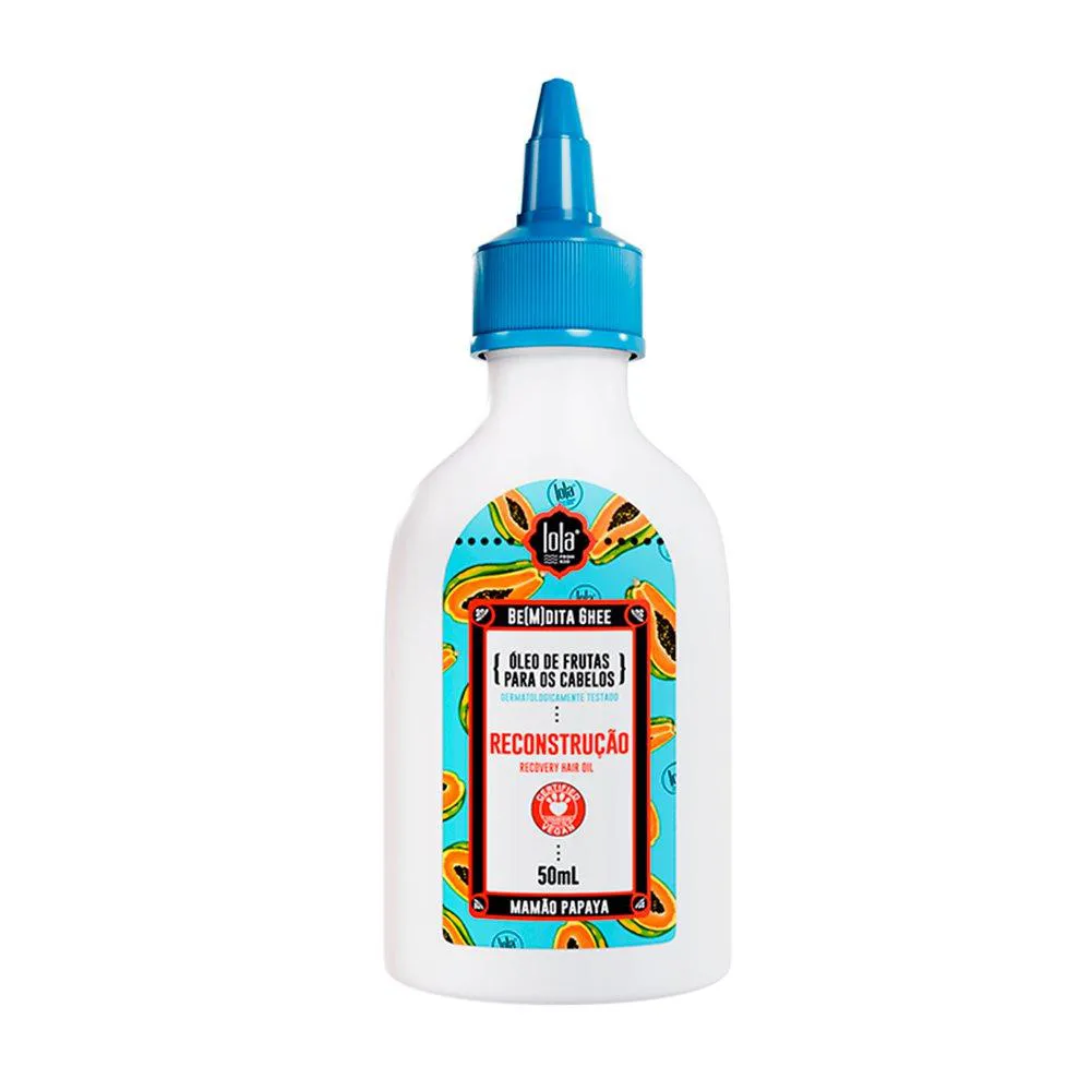 ÓLEO LOLA BEM DITA GHEE RECONSTRUçãO MAMãO 50ML