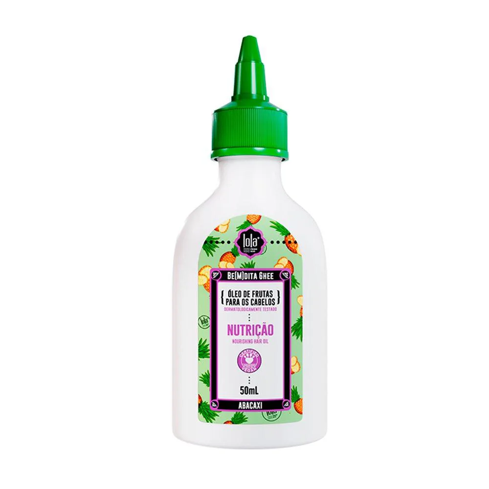 ÓLEO LOLA BEM DITA GHEE NUTRIçãO ABACAXI 50ML