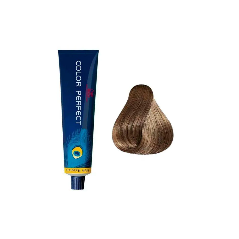 COLORAçãO WELLA COLOR PERFECT 7.01 LOURO MéDIO NATURAL ACINZENTADO