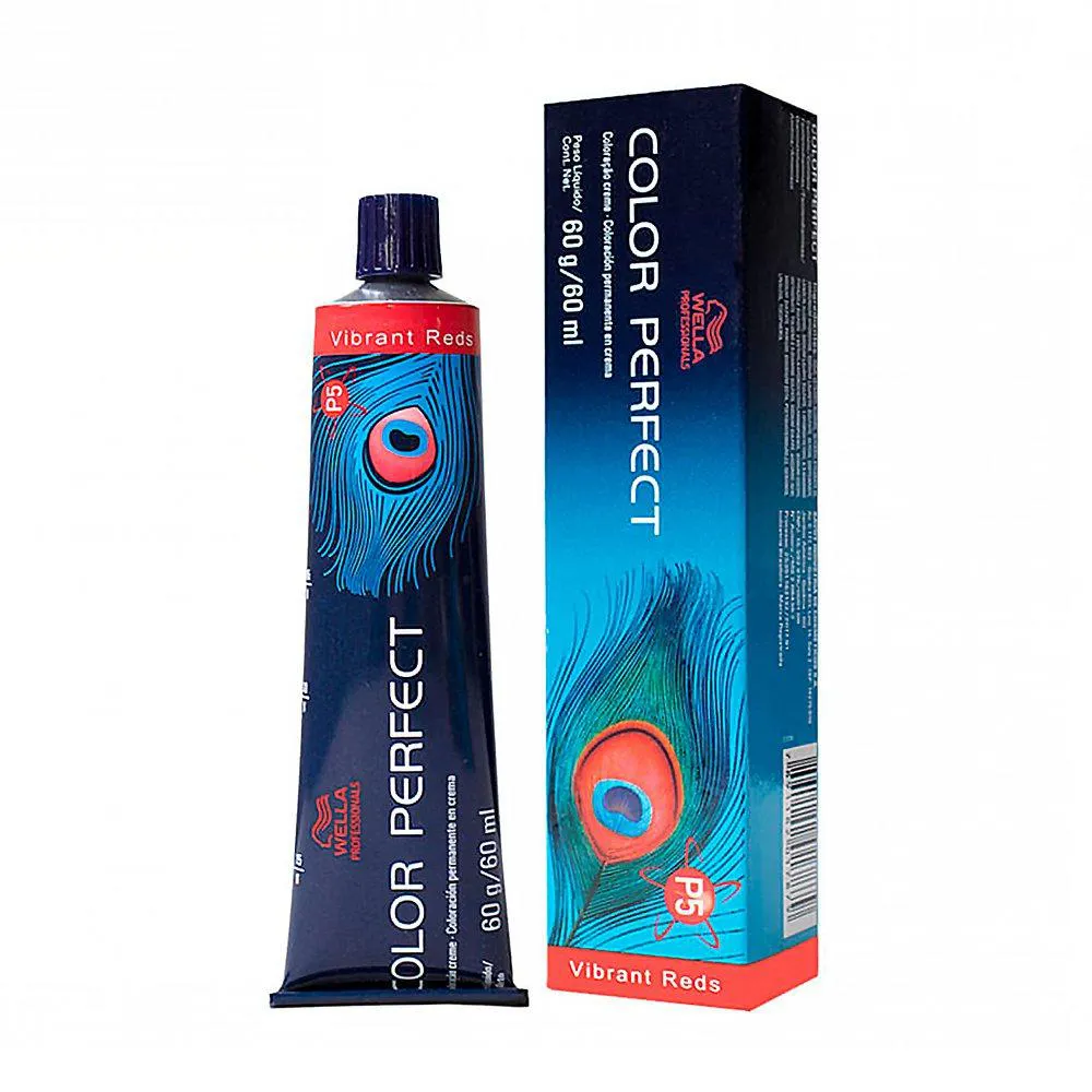 COLORAçãO WELLA COLOR PERFECT ESPECIAL 55.46 CASTANHO CLARO INTENSO VERMELHO VIOLETA