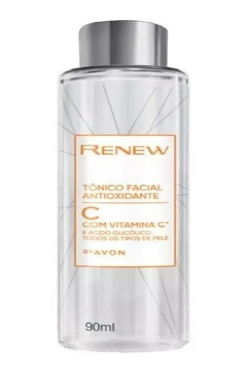 AVON RENEW TONICO FACIAL VITAMINA C E ACIDO GLICOLICO 90ML