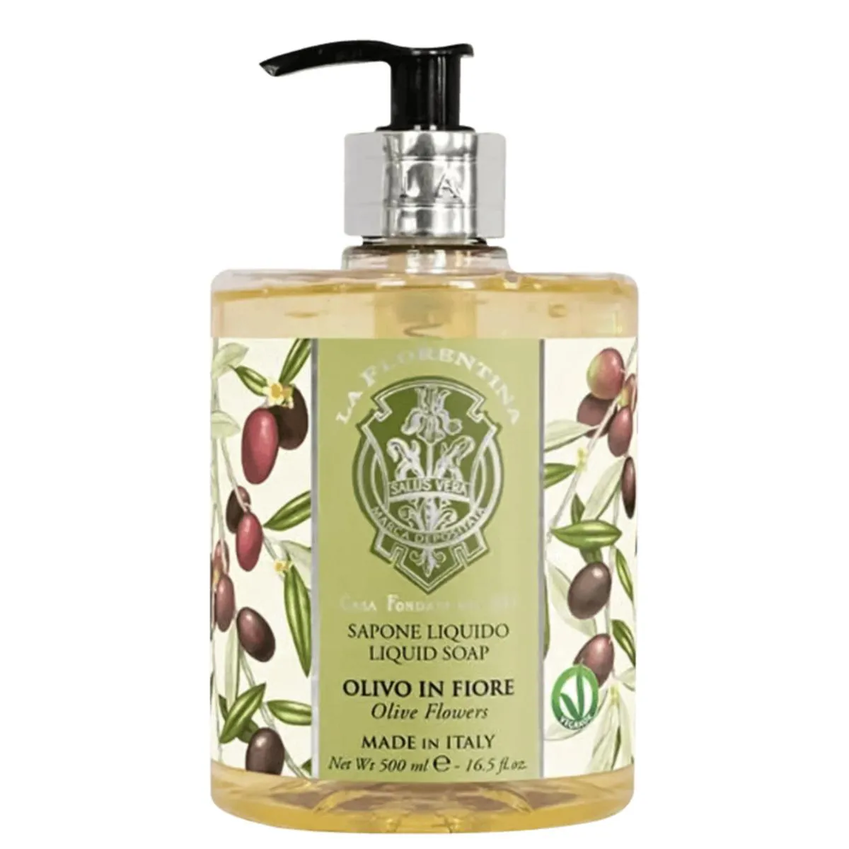 LA FLORENTINA SABONETE LIQUIDO PARA MãOS OLIVE FLOWERS 500ML