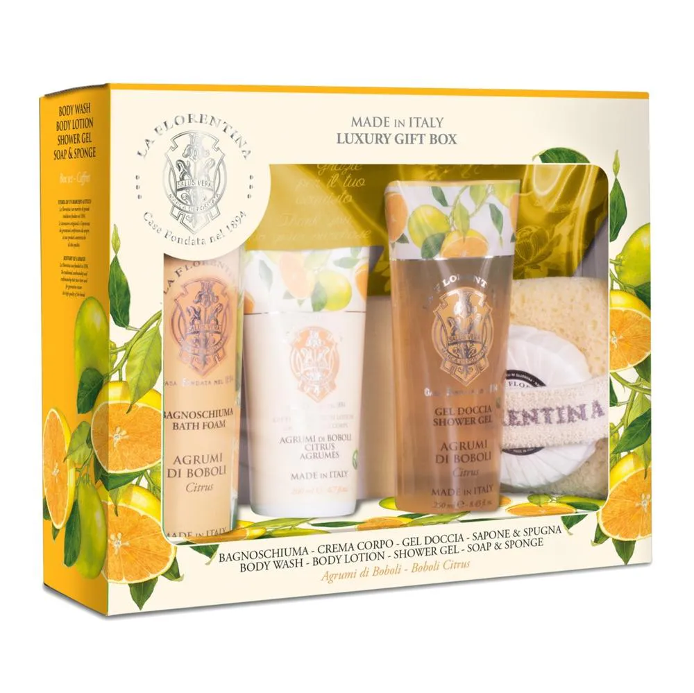 LA FLORENTINA KIT SPA BOBOLI CITRUS (5 ITENS)