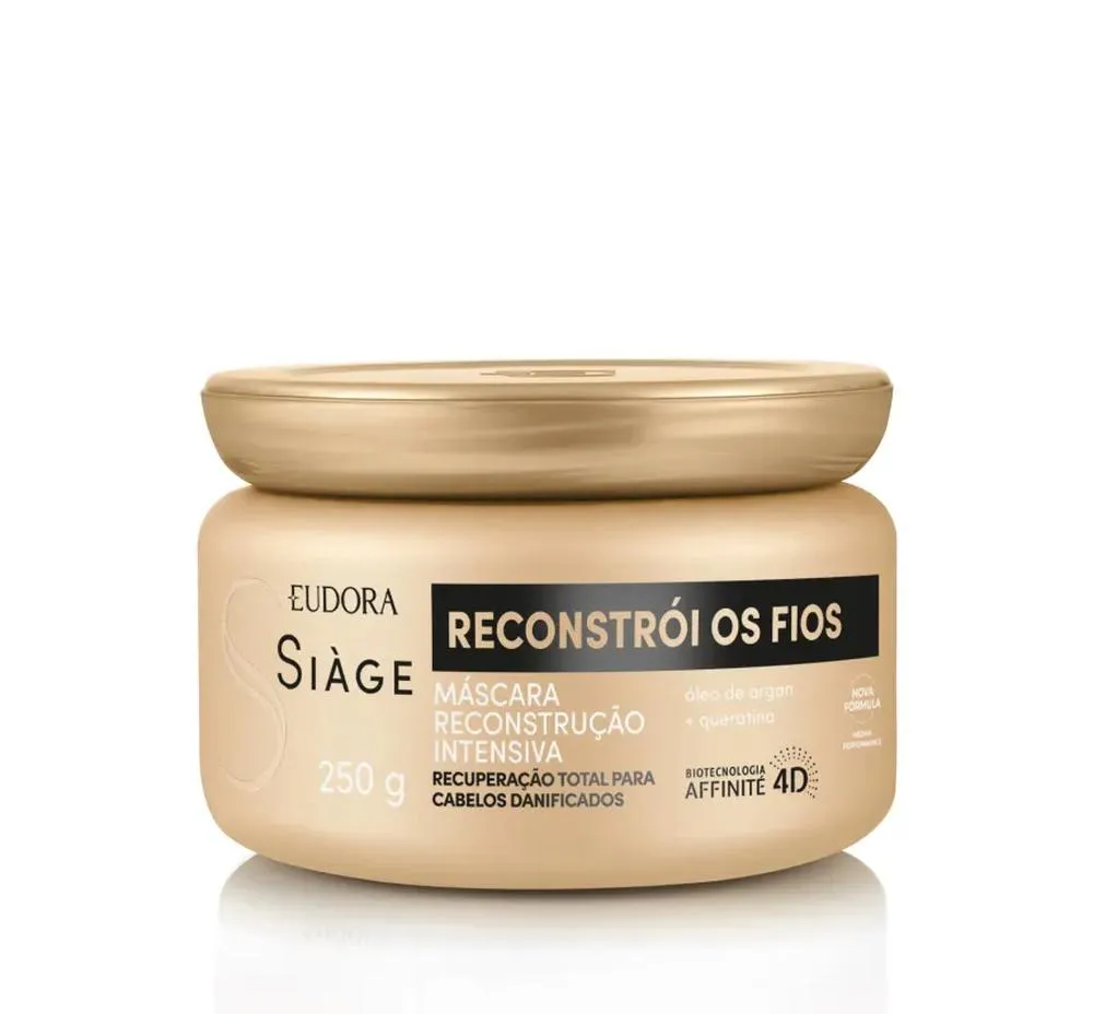 EUDORA MáSCARA CAPILAR SIàGE RECONSTRóI OS FIOS 250G
