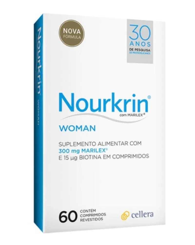SUPLEMENTO ALIMENTAR NOURKRIN WOMAN 60CPR REVESTIDOS