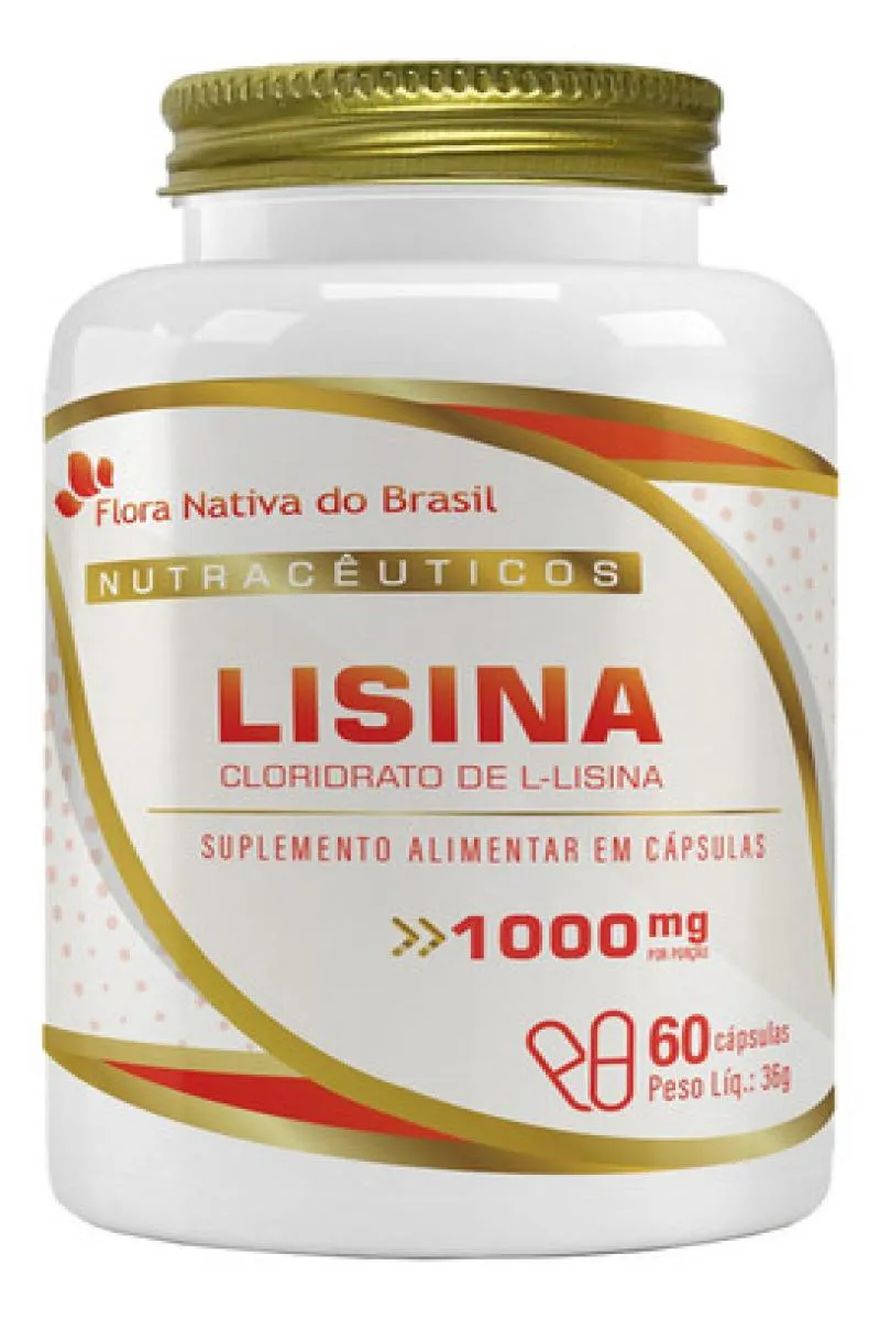 LISINA 60 CáPSULAS FLORA NATIVA