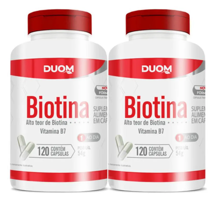 BIOTINA 2 X 120 CáPSULAS DUOM