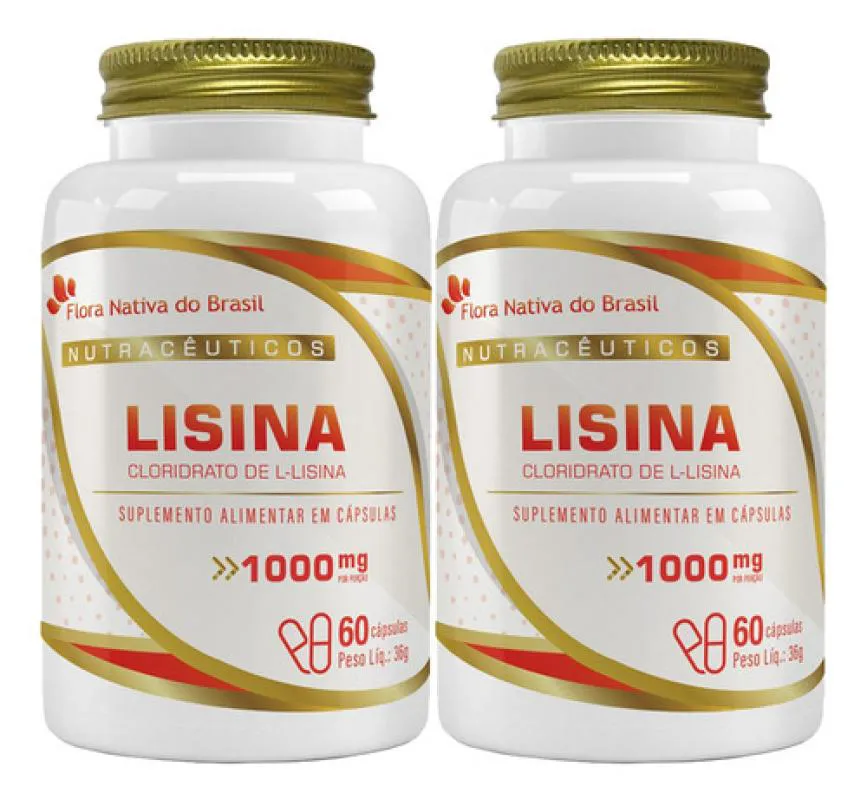 LISINA 2 X 60 CáPSULAS FLORA NATIVA