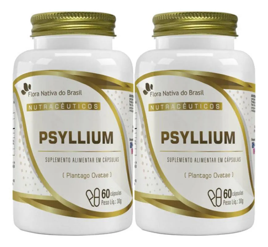 PSYLLIUM 2 X 60 CáPSULAS FLORA NATIVA