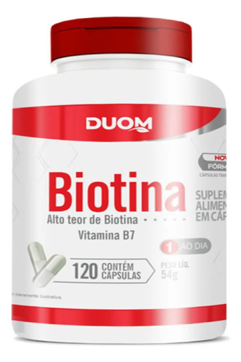 BIOTINA 120 CáPSULAS DUOM