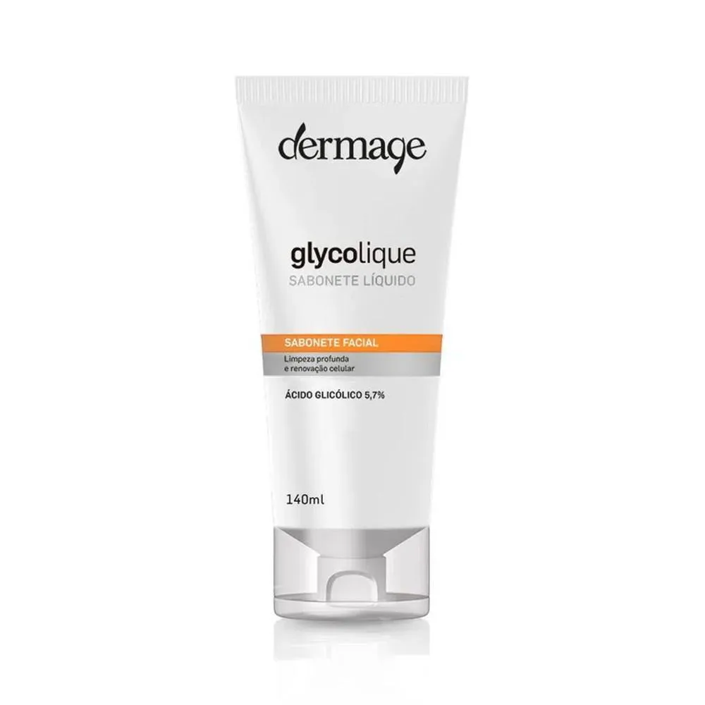 DERMAGE GLYCOLIQUE SABONETE LíQUIDO FACIAL 140ML