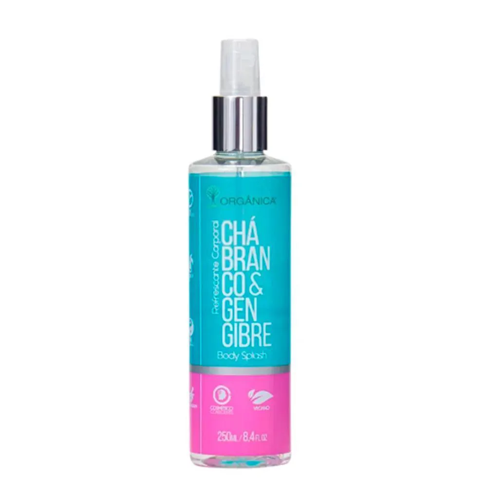 ORGâNICA CHá BRANCO & GENGIBRE BODY SPLASH 250ML