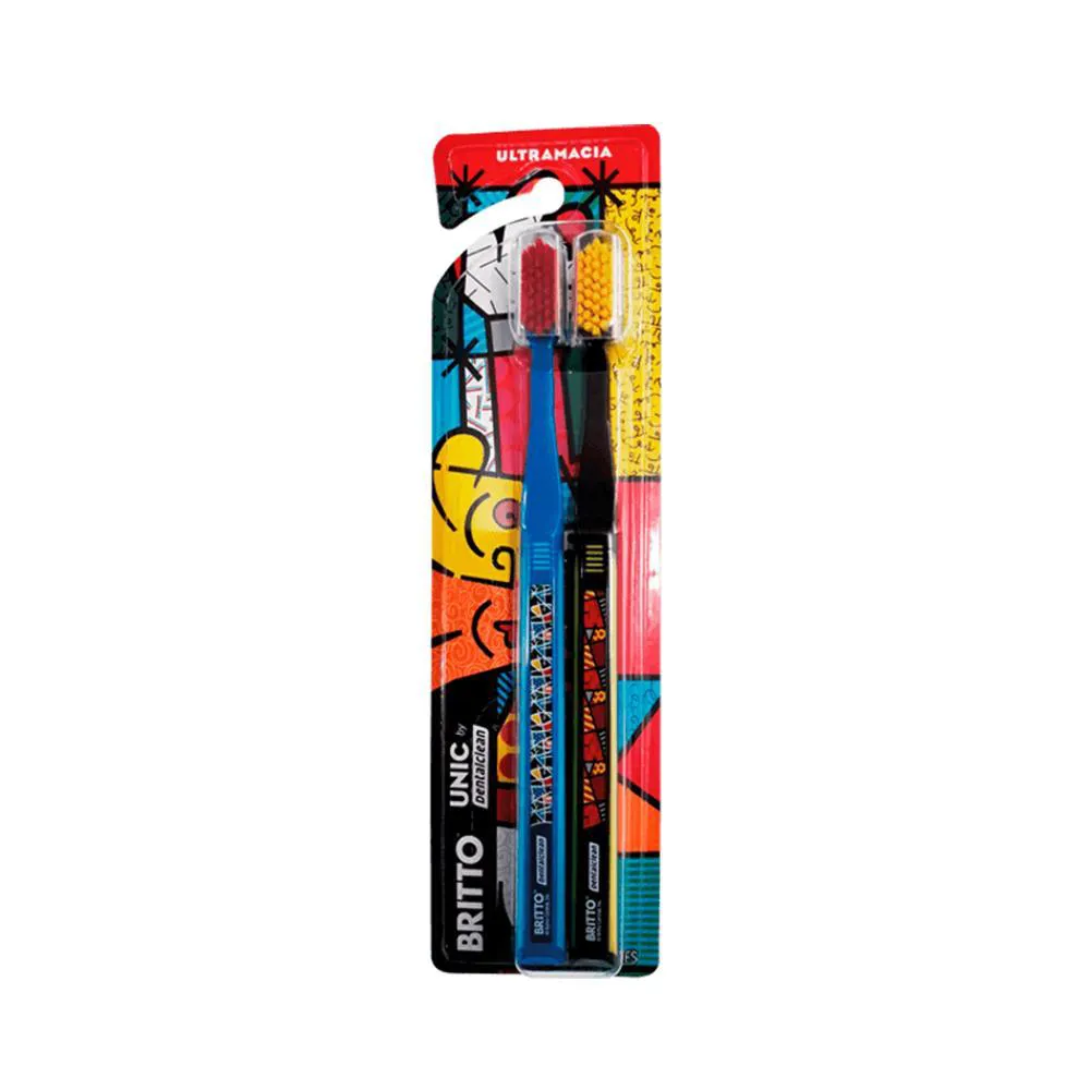 KIT DENTALCLEAN ESCOVAS DENTAIS DUAL ROMERO BRITTO
