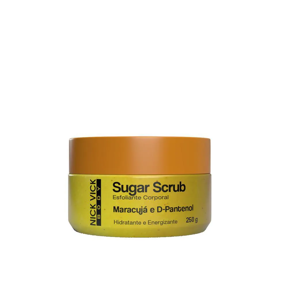 ESFOLIANTE CORPORAL SUGAR SCRUB NICK VICK BODY MARACUJá 250G