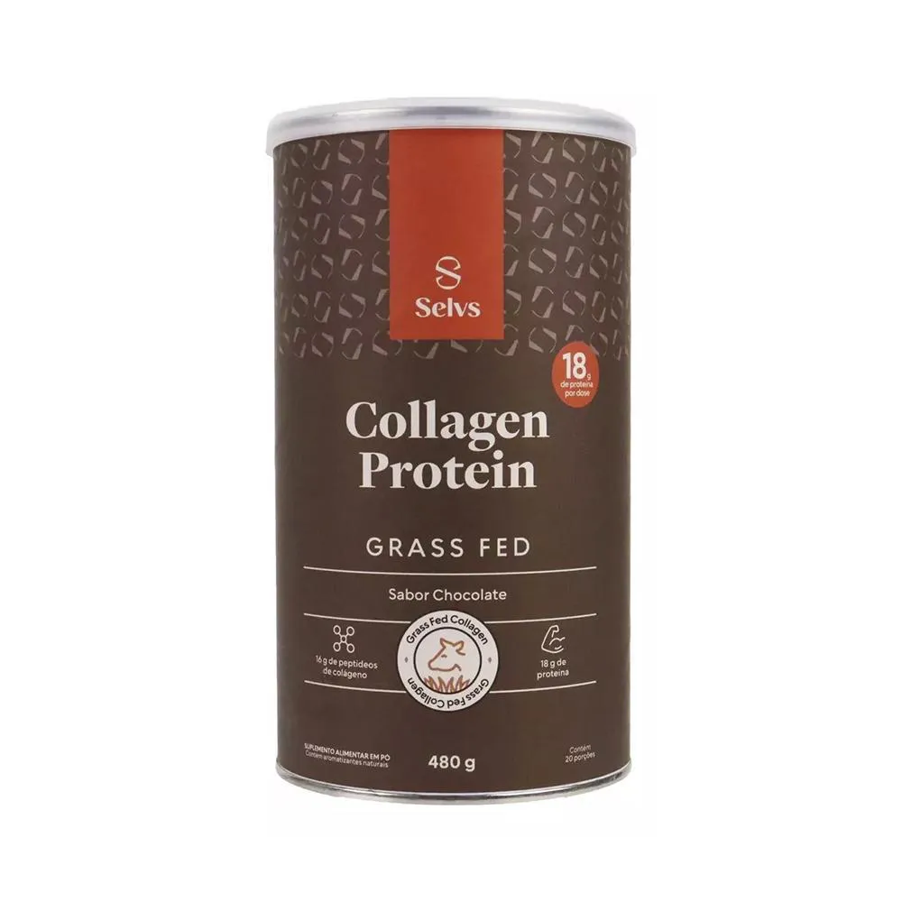 SELVS COLLAGEN PROTEIN CHOCOLATE 480G
