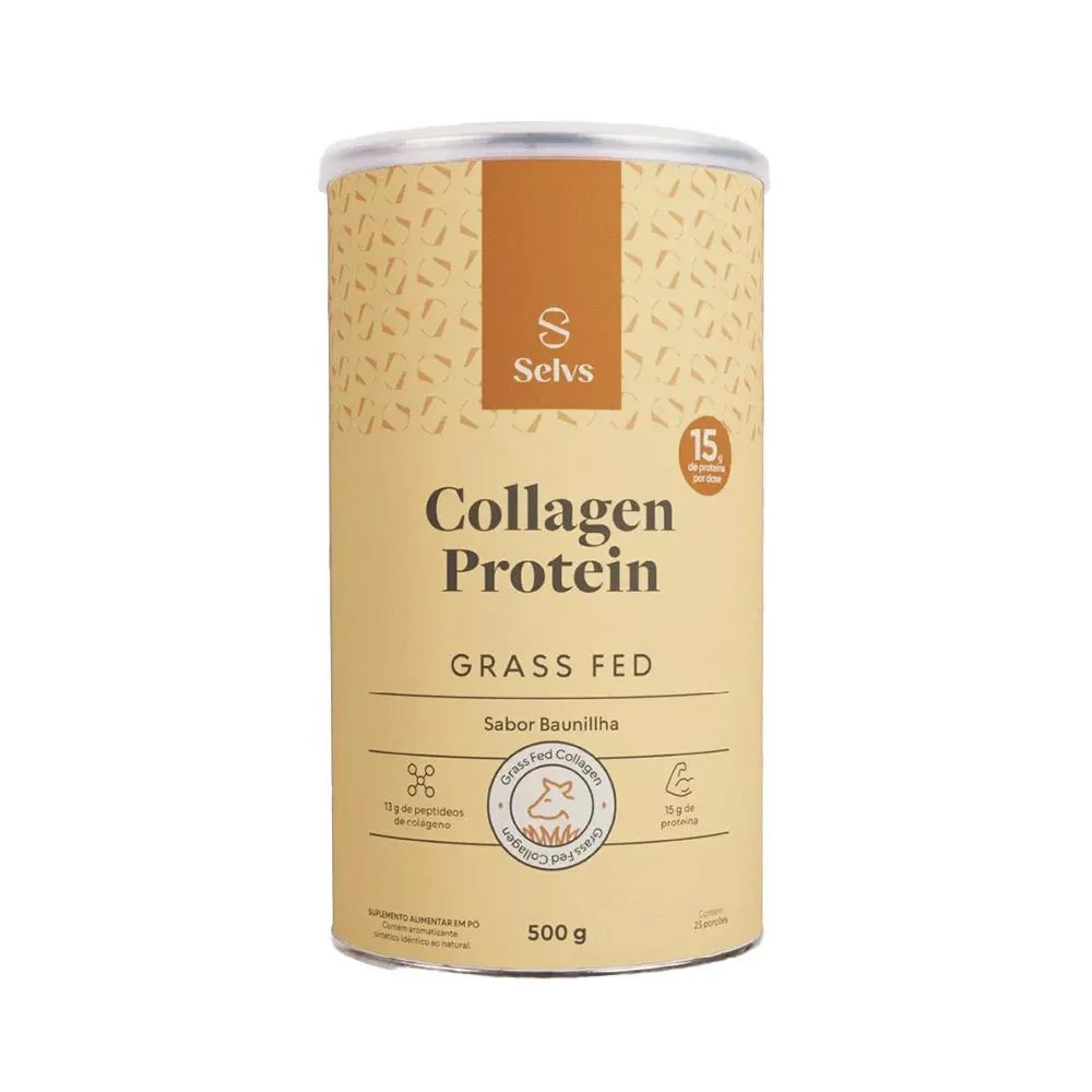SELVS COLLAGEN PROTEIN BAUNILHA 500G