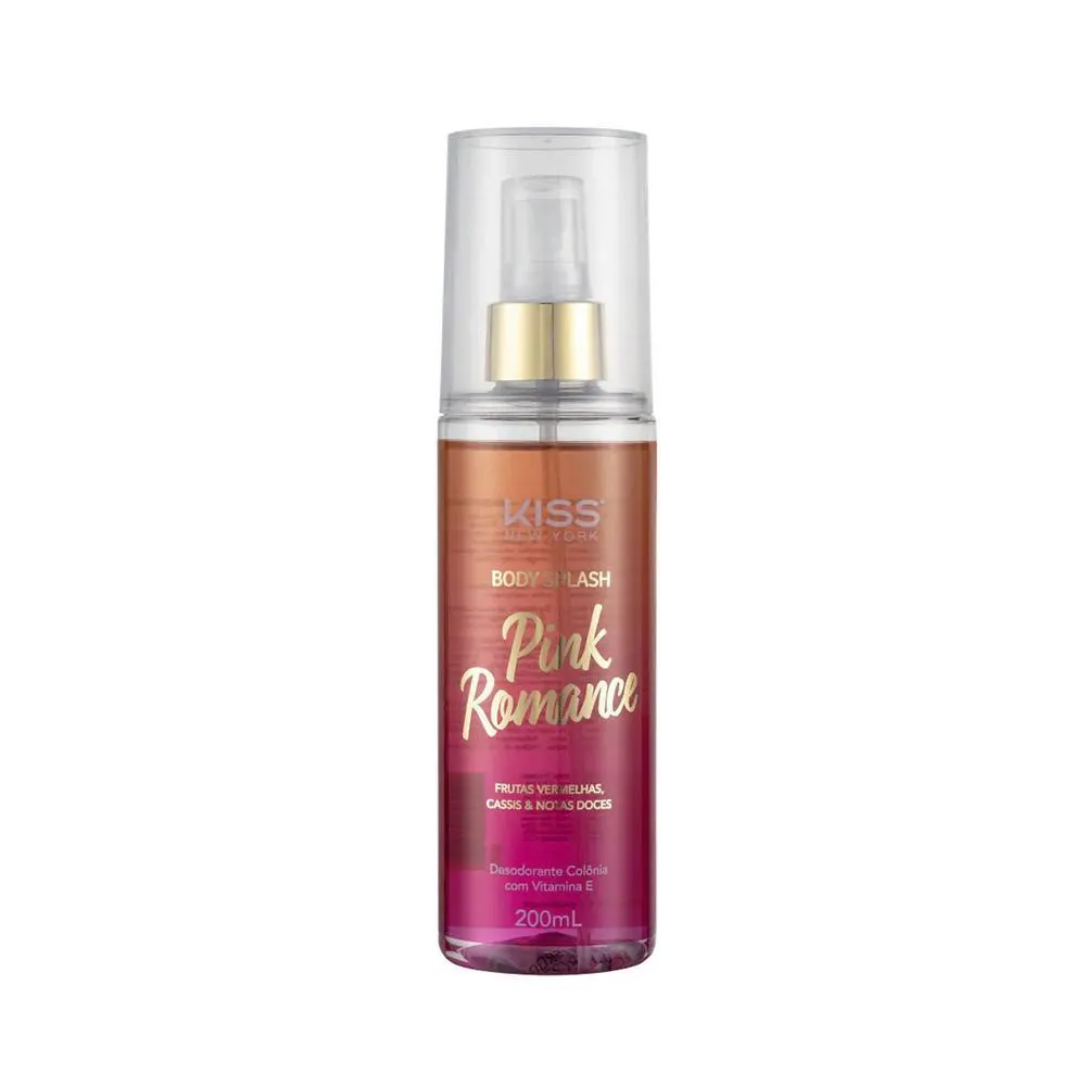 KISS NEW YORK PINK ROMANCE BODY SPLASH 200ML