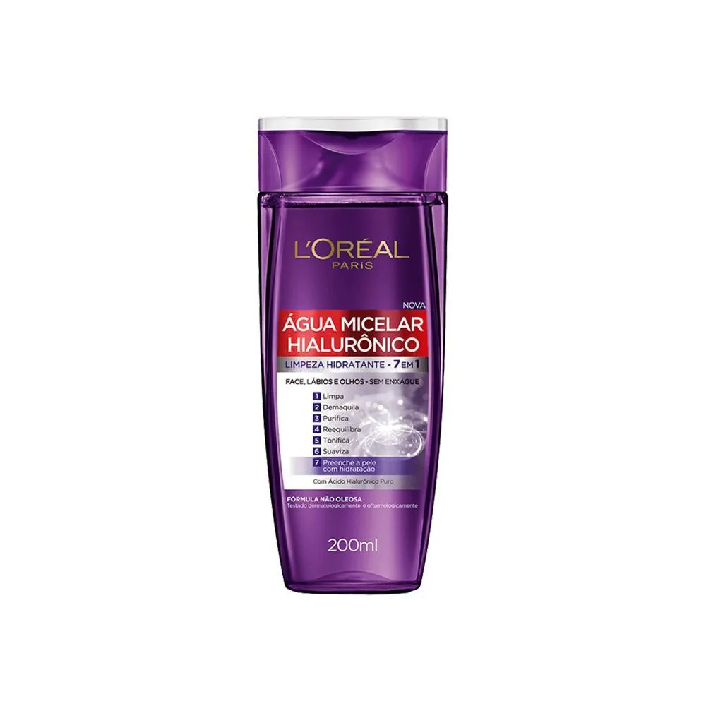 Água Micelar L'Oréal Hialurônico - 200ml