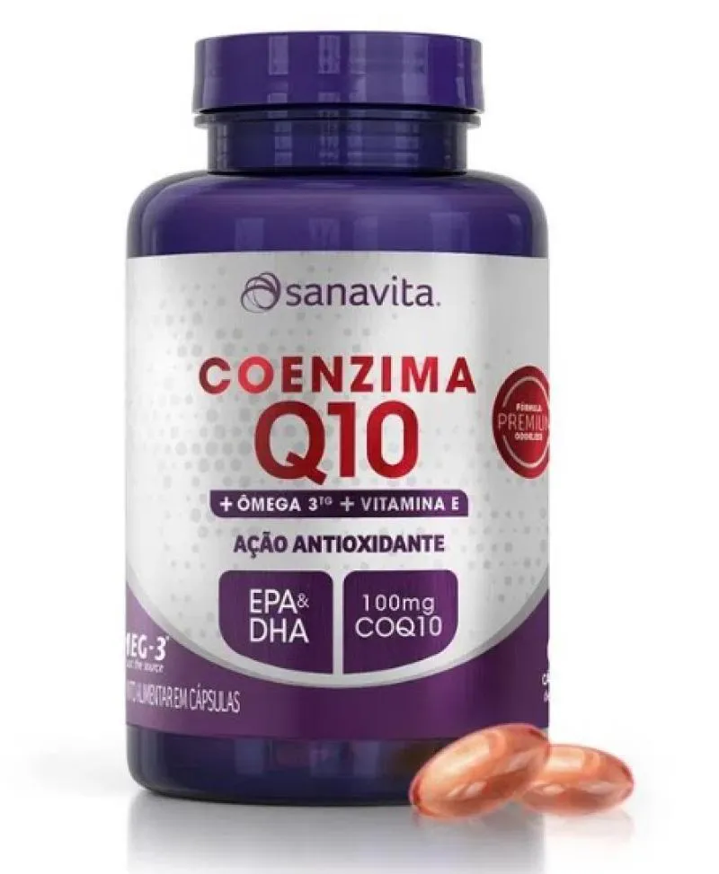 SUPLEMENTO ALIMENTAR COENZIMA Q10 SANAVITA 60CPS
