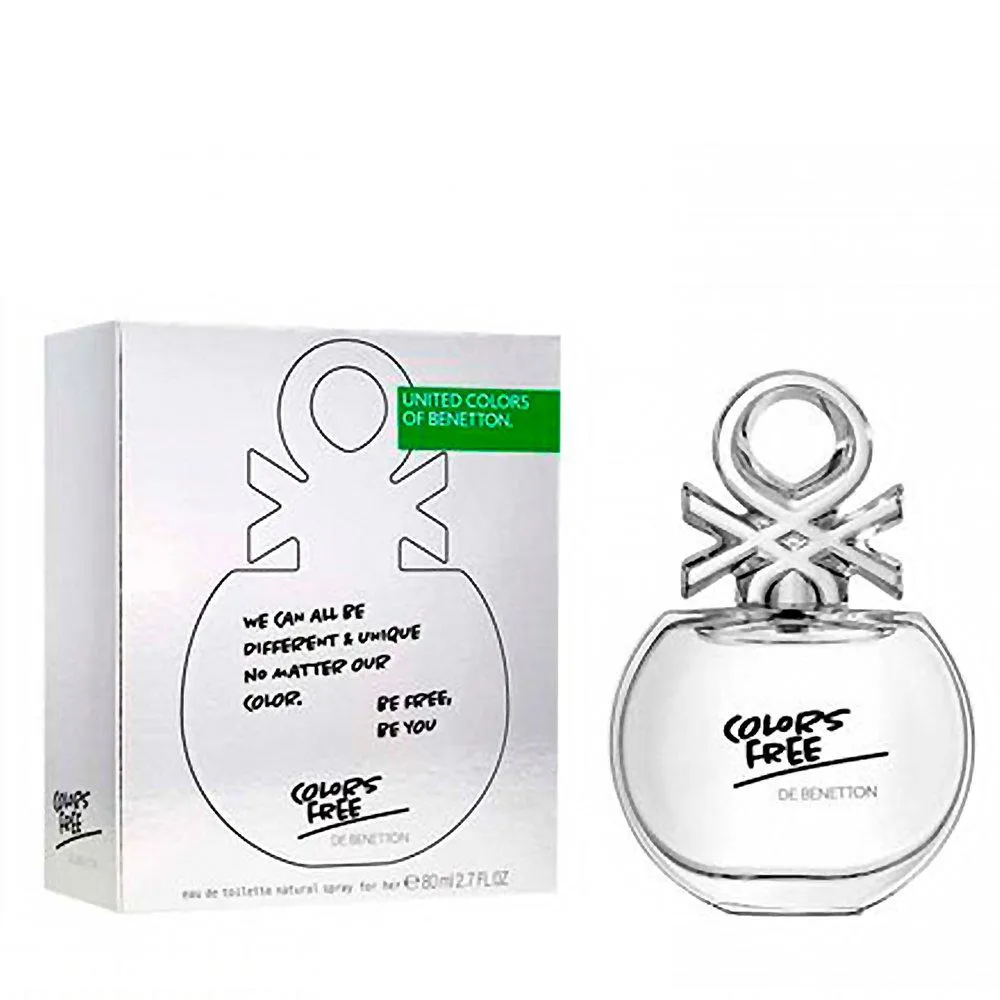 PERFUME FEMININO EAU DE TOILETTE BENETTON COLORS FREE 80ML