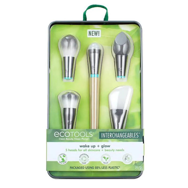 KIT DE PINCéIS WAKE UP + GLOW - ECOTOOLS