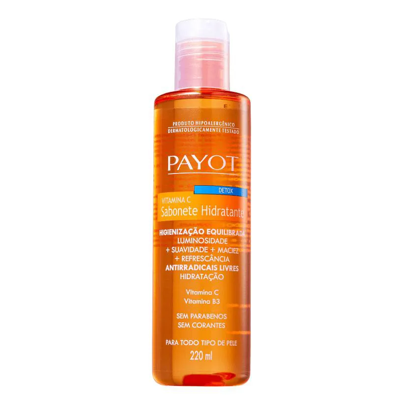 SABONETE LíQUIDO DETOX HIDRATANTE VITAMINA C - PAYOT