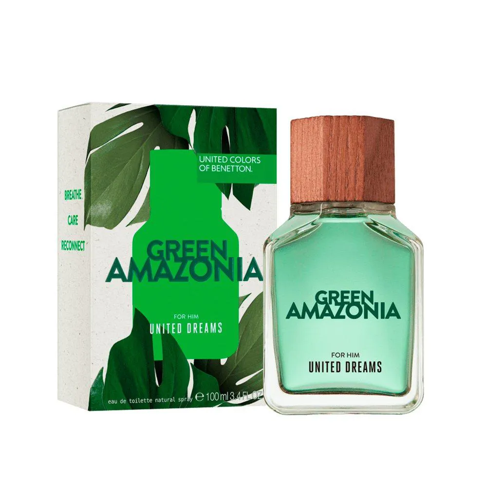 PERFUME FEMININO EAU DE TOILETTE BENETTON GREEN AMAZONIA HIM 100ML