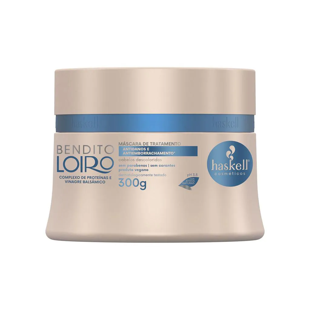 MáSCARA DE TRATAMENTO BENDITO LOIRO 300G - HASKELL COSMéTICOS