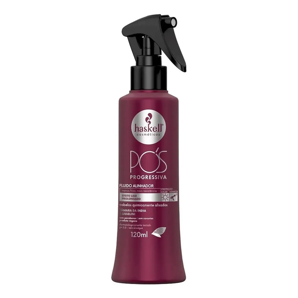 FLUíDO ALINHADOR PóS PROGRESSIVA 120ML - HASKELL COSMéTICOS