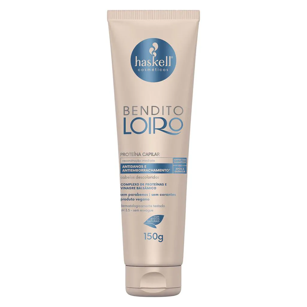PROTEíNA CAPILAR ANTIDANOS BENDITO LOIRO 150G - HASKELL COSMéTICOS
