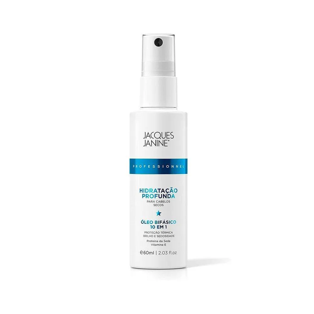 ÓLEO JACQUES JANINE BIFáSICO HIDRATAçãO PROFUNDA - 60ML