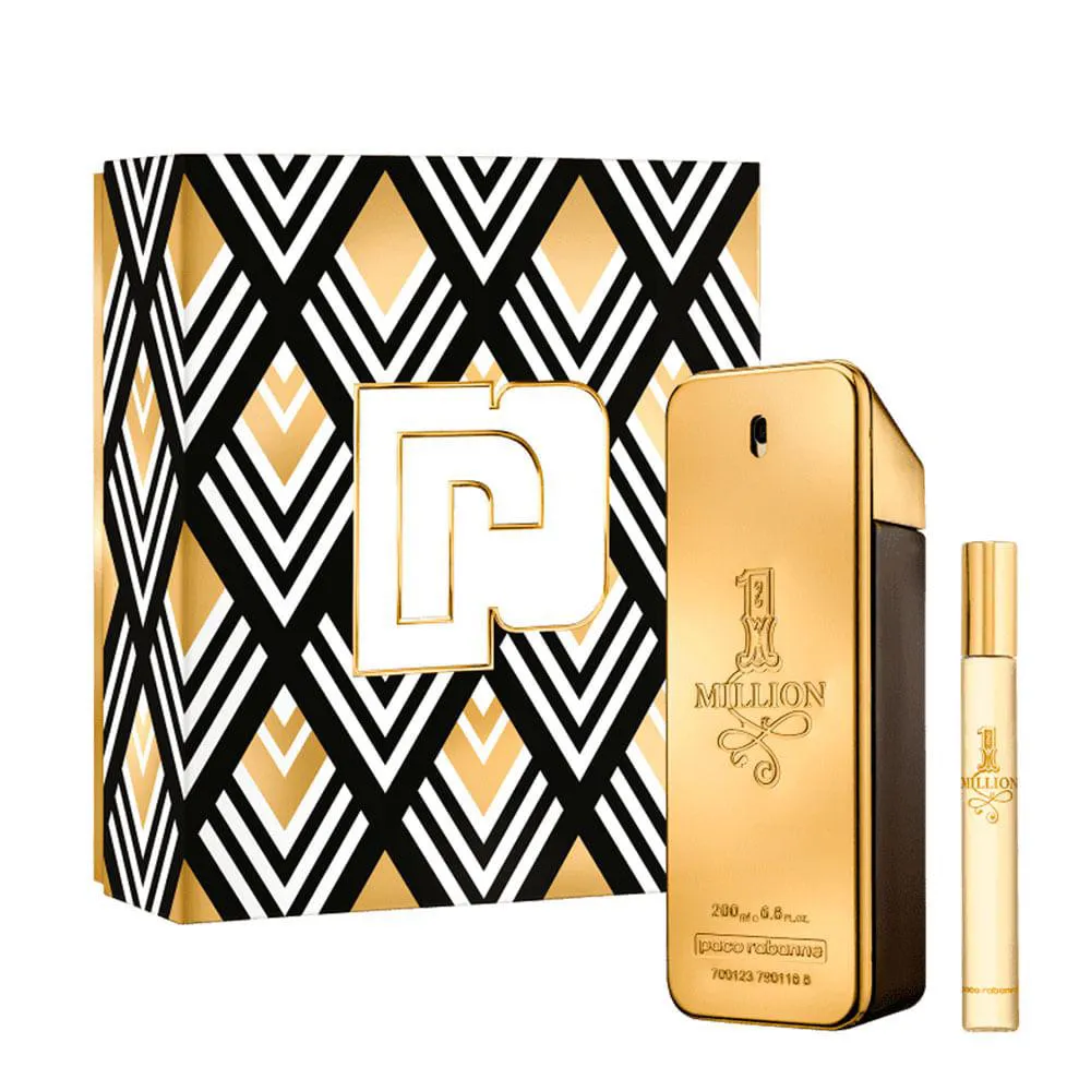 KIT PACO RABANNE 1 MILLION - EAU DE TOILETTE 200ML + TRAVEL SIZE 10ML