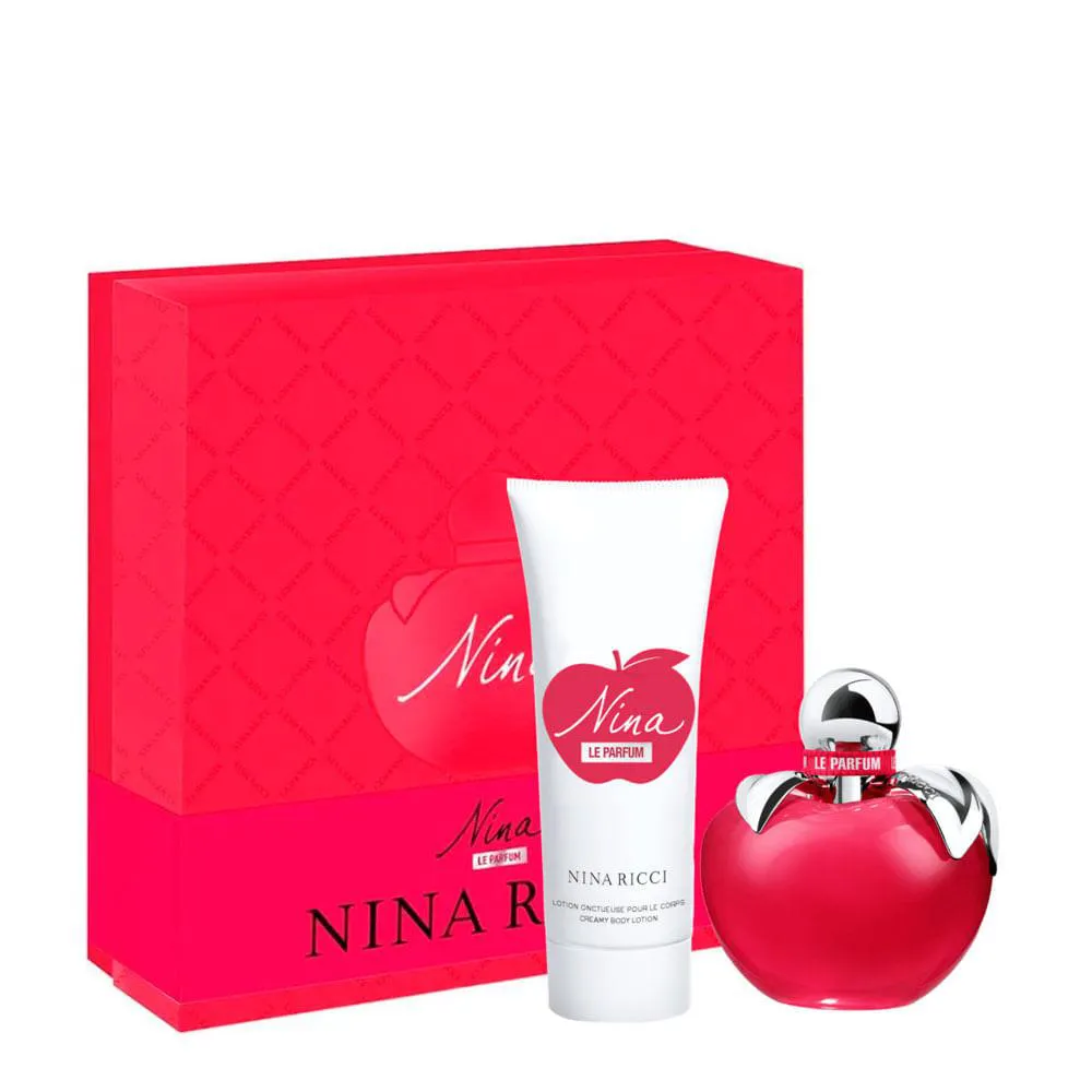 KIT NINA RICCI NINA LE PARFUM - EAU DE PARFUM 80ML + BODY LOTION 75ML