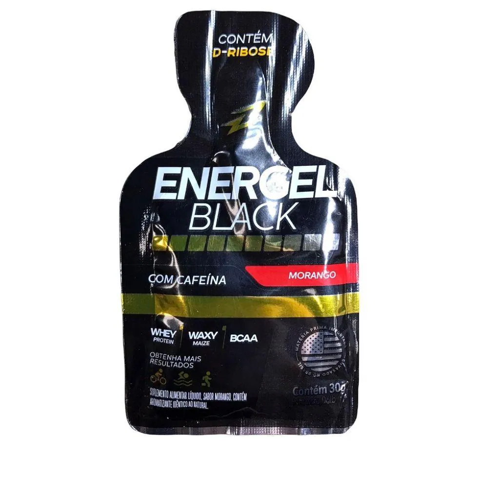 ENERGEL BLACK (30G) - SABOR: MORANGO