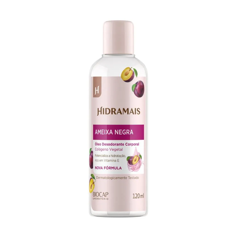ÓLEO DESODORANTE CORPORAL DE AMEIXA NEGRA 120ML HIDRAMAIS