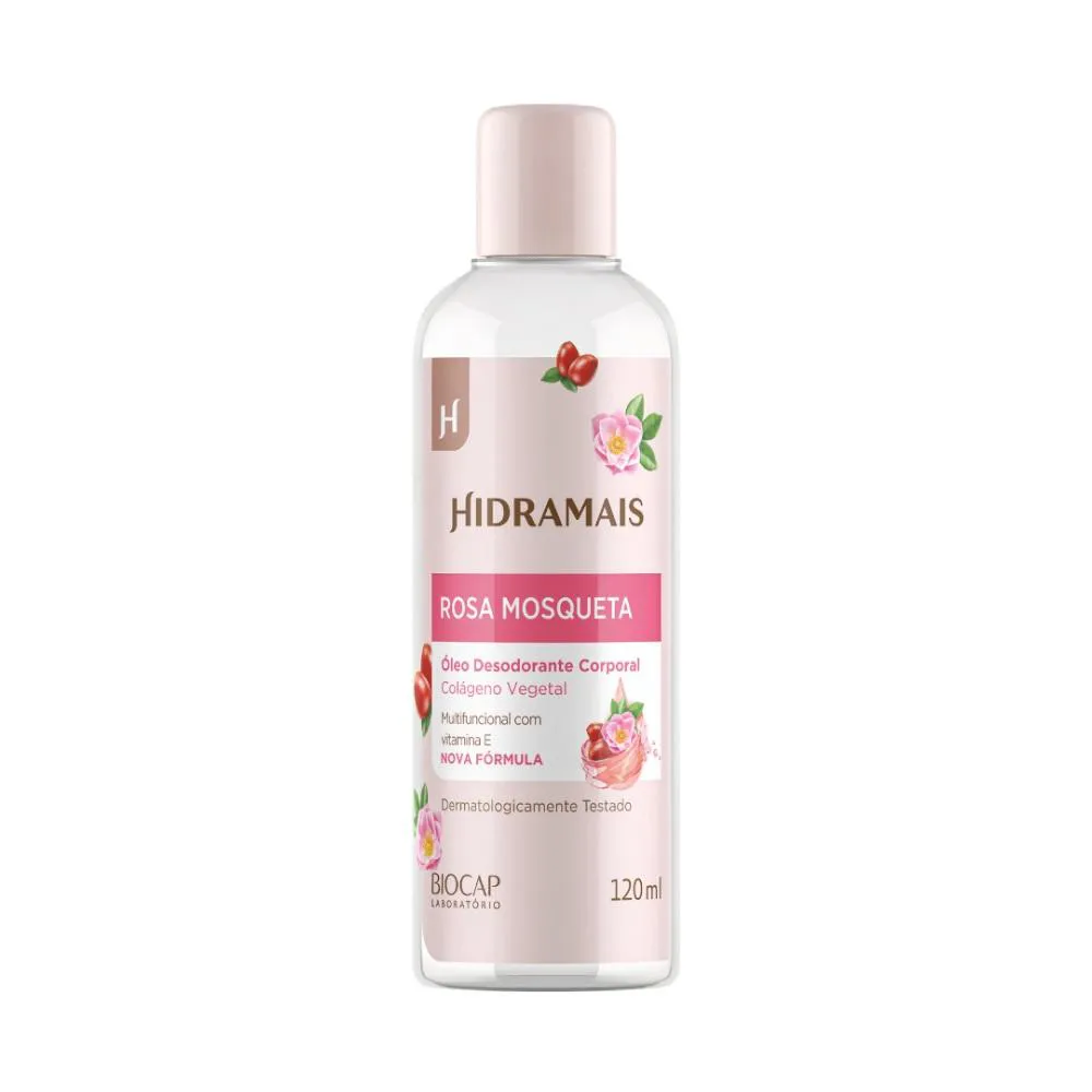 ÓLEO DESODORANTE CORPORAL ROSA MOSQUETA 120ML HIDRAMAIS