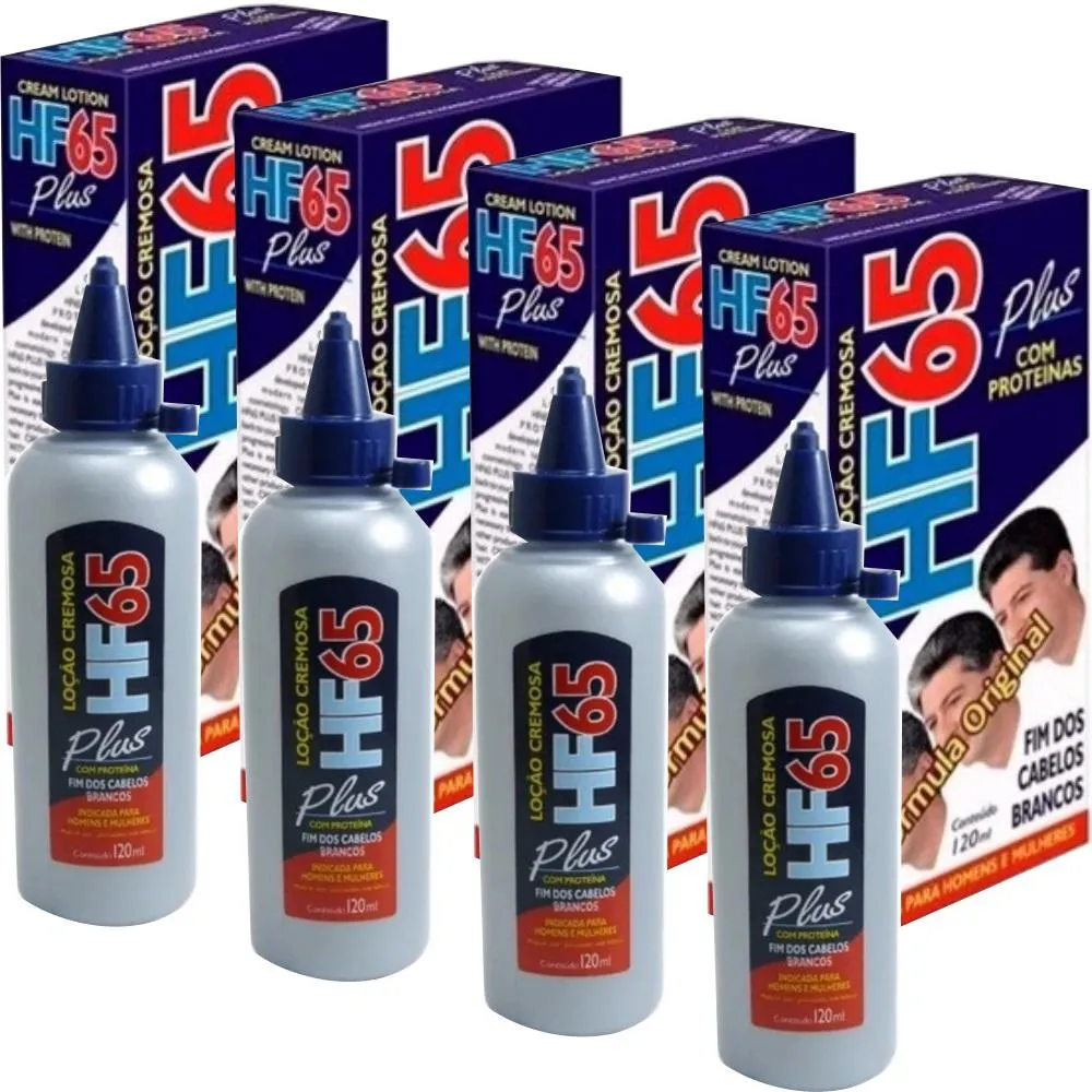 4UN LOçãO RESTAURADORA CREMOSA HF65 PLUS UNISSEX 120ML
