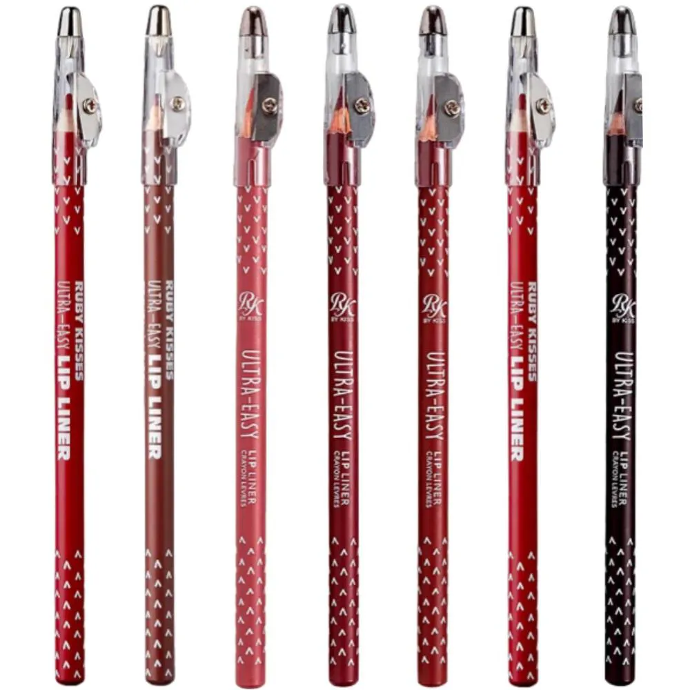7 LAPIS CONTORNO LABIAL MATTE DE MADEIRA EASY RUBY KISSES