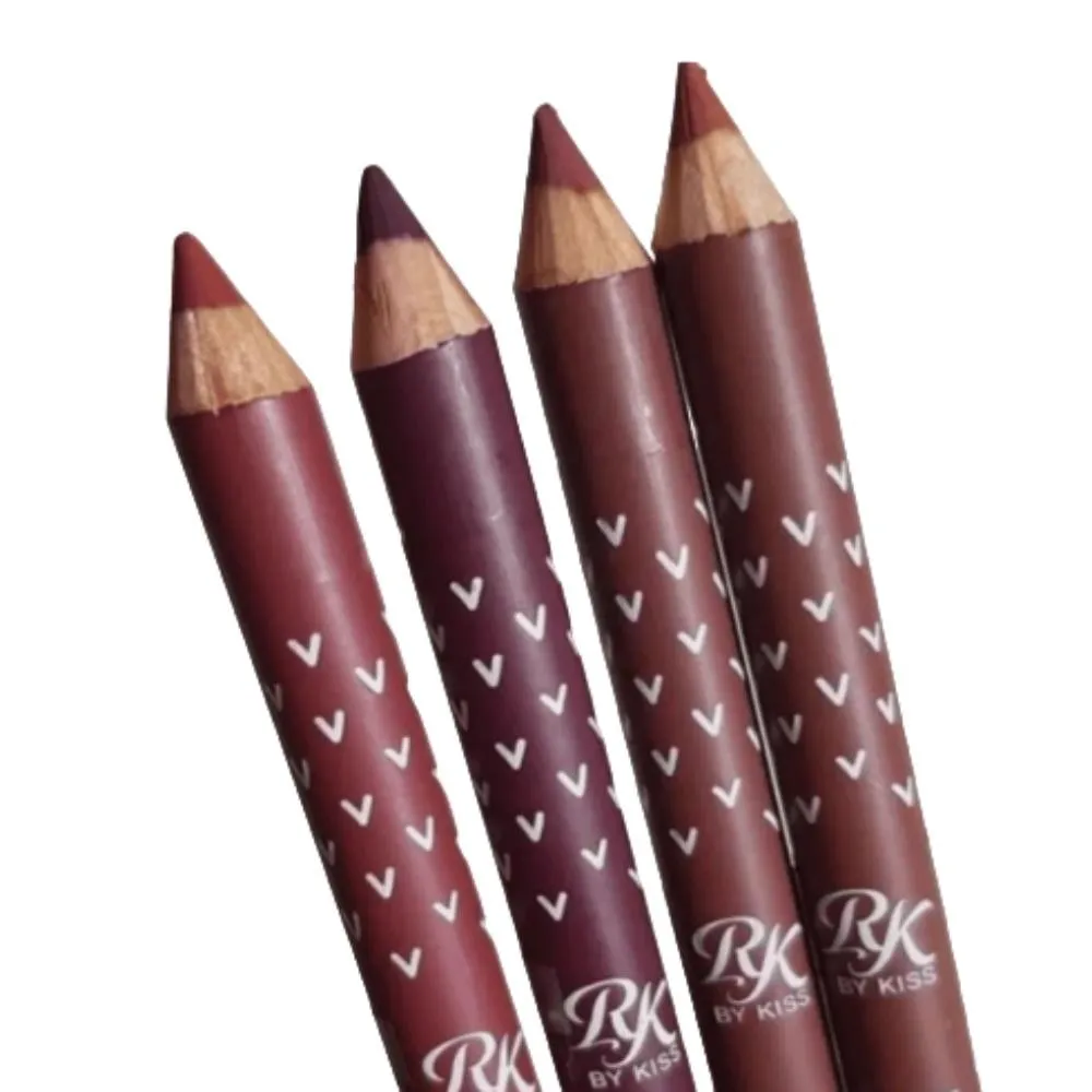 4 LáPIS CONTORNO LABIAL MATTE DE MADEIRA EASY RUBY KISSES