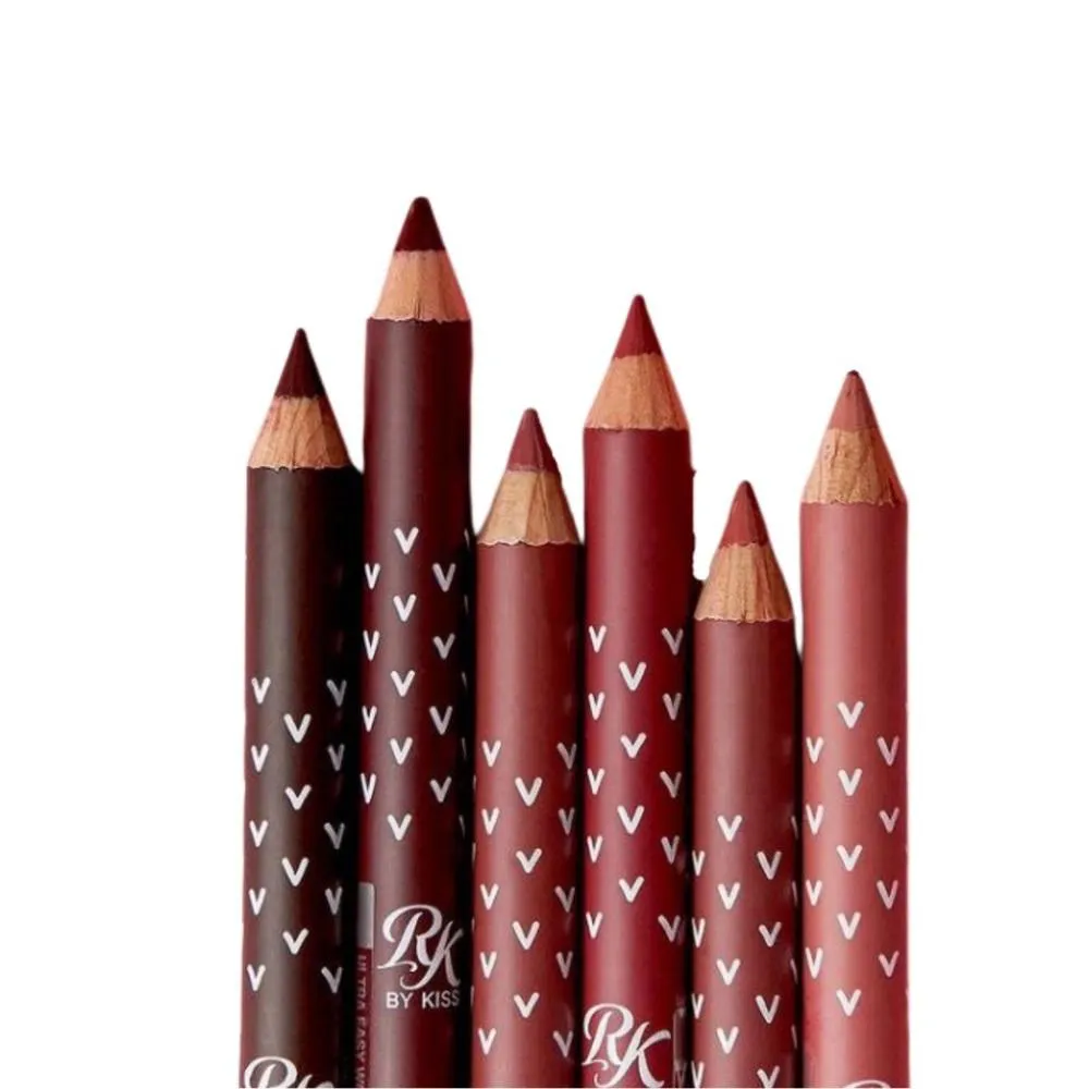 6 LAPIS CONTORNO LABIAL MATTE DE MADEIRA EASY RUBY KISSES