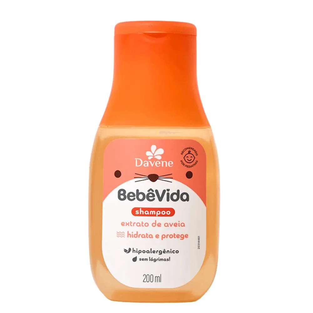 SHAMPOO HIPOALERGERNICO BEBE VIDA 200ML DAVENE