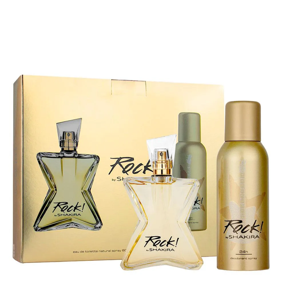 KIT SHAKIRA ROCK - EAU DE TOILETTE 80ML + DESODORANTE 150ML