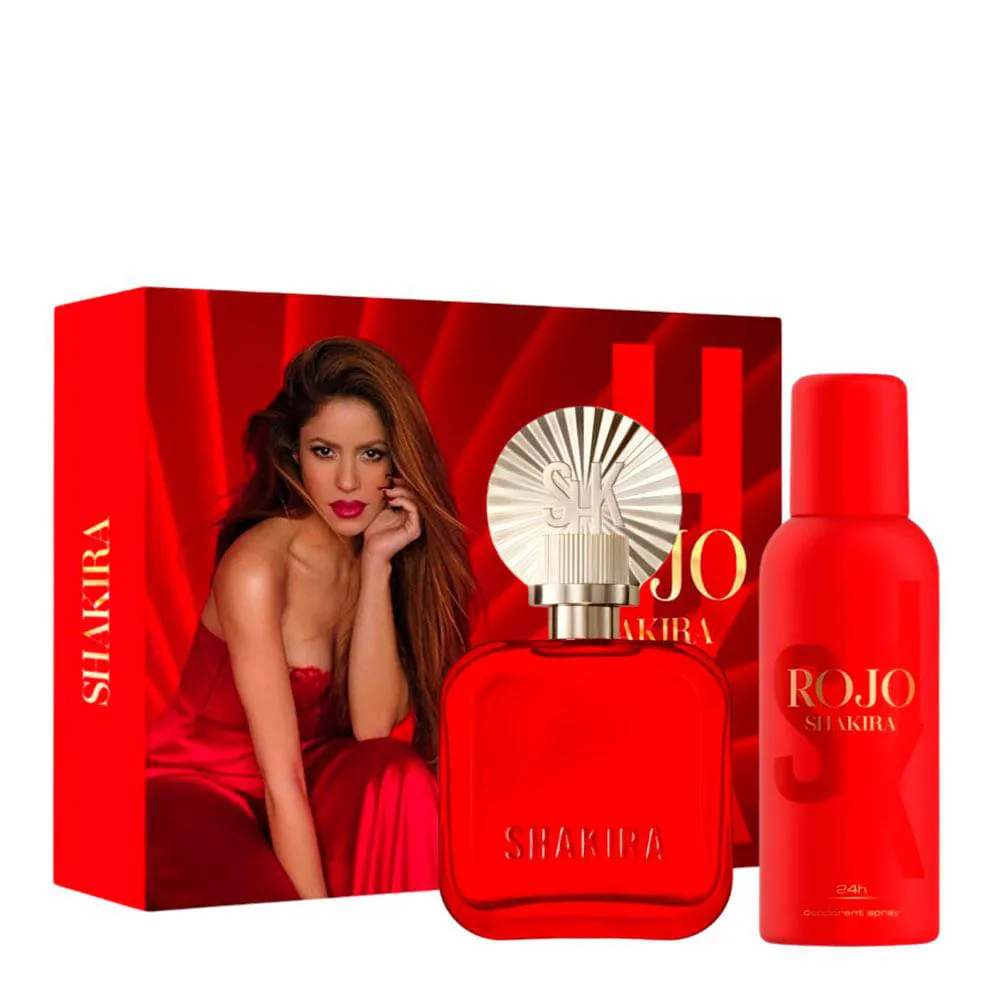 KIT SHAKIRA ROJO - EAU DE PARFUM 80ML + DESODORANTE 150ML