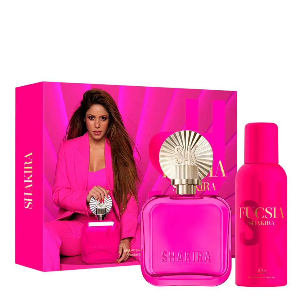KIT SHAKIRA FUCSIA - EAU DE PARFUM 80ML + DESODORANTE 150ML