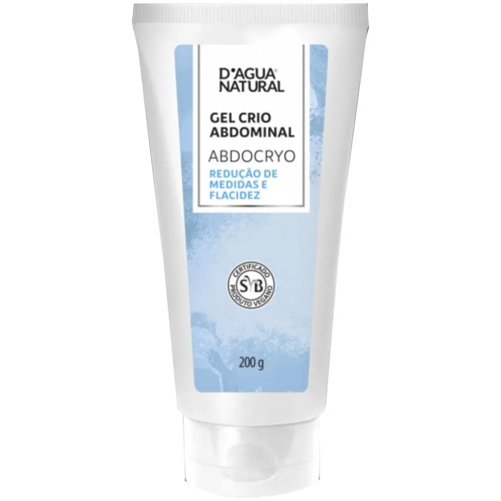 GEL CRIO ABDOMINAL 200G REDUçãO MEDIDAS DAGUA NATURAL