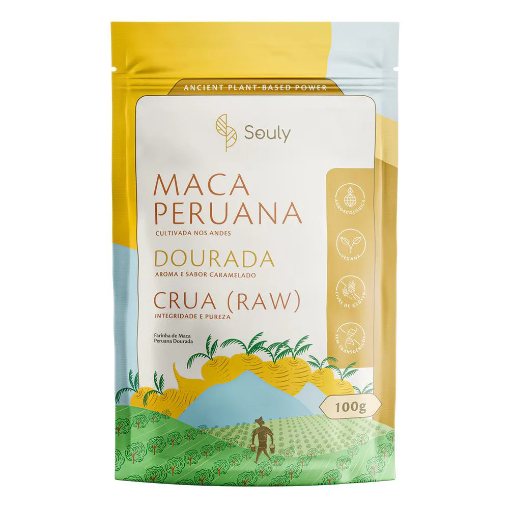 MACA PERUANA DOURADA SOULY 100G