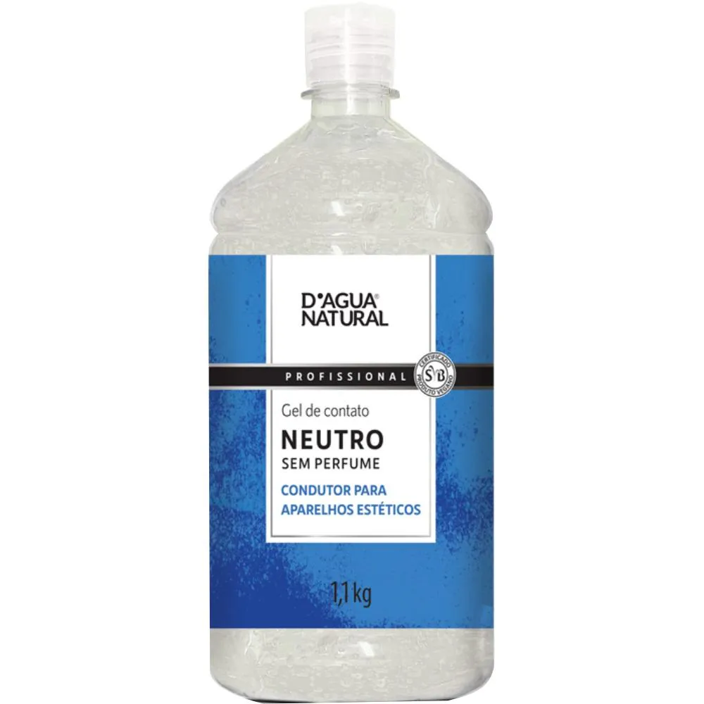GEL DE CONTATO PARA ELETROTERAPIA NEUTRO 1,1KG  DAGUA NATURAL