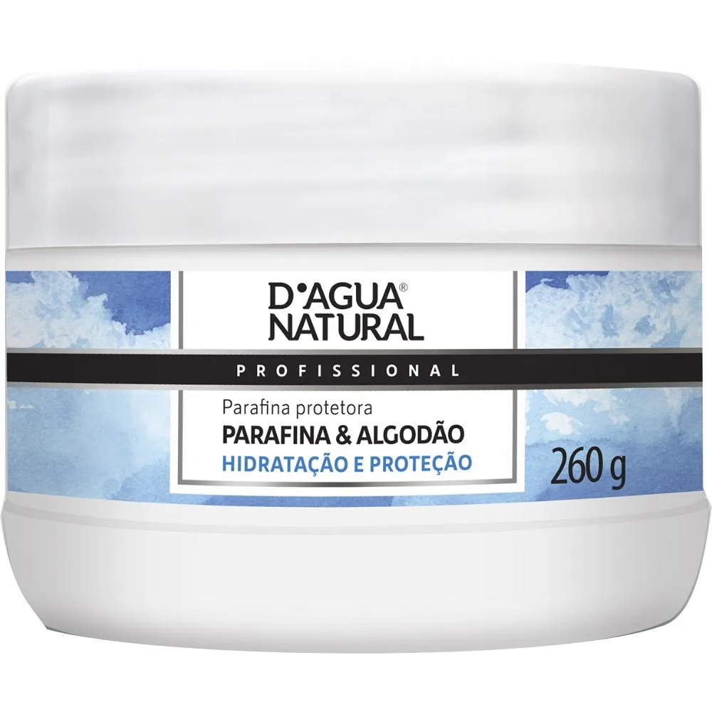PARAFINA PROTETORA ALGODAO MASSOTERAPIA 260G DAGUA NATURAL